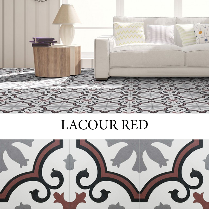 IMPORTILES LACOUR RED 25x25